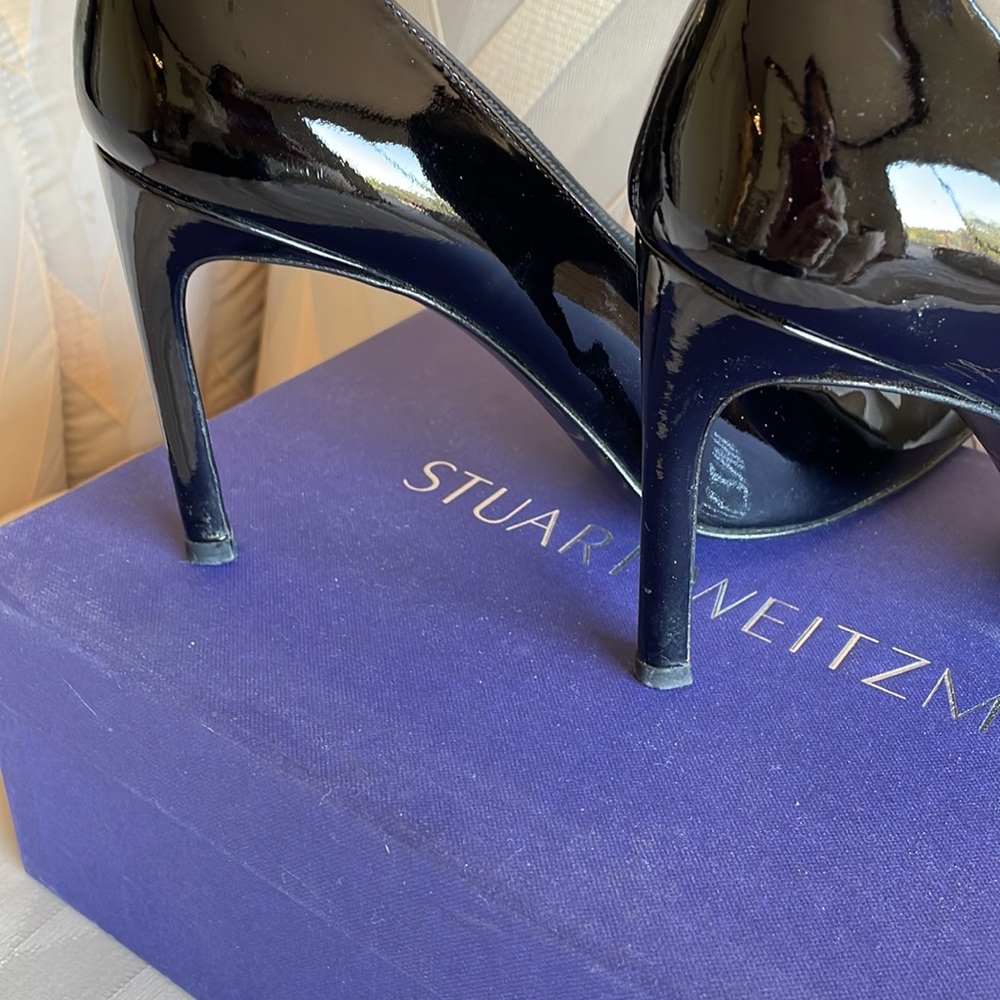 Stuart weitzman Black patent leather shoes - Picture 4 of 5